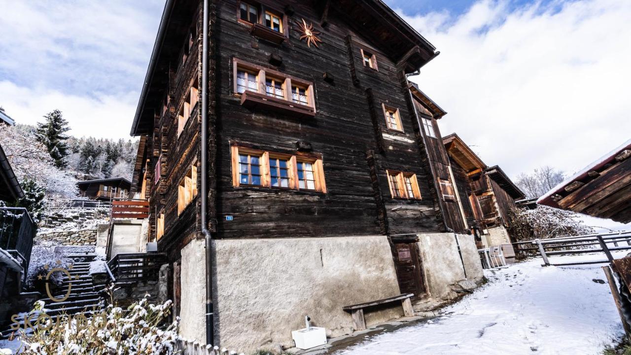 Heimeliges Walliserhaus Фиш Экстерьер фото