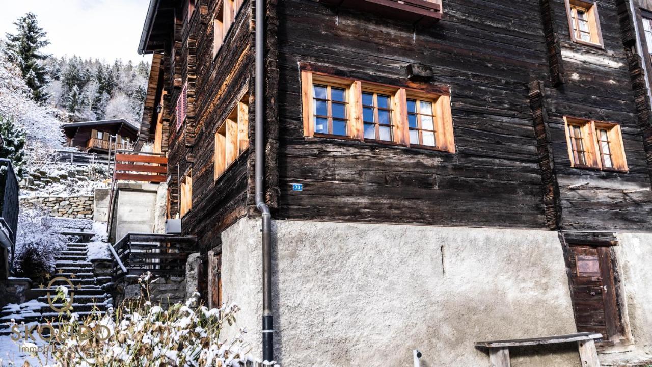 Heimeliges Walliserhaus Фиш Экстерьер фото