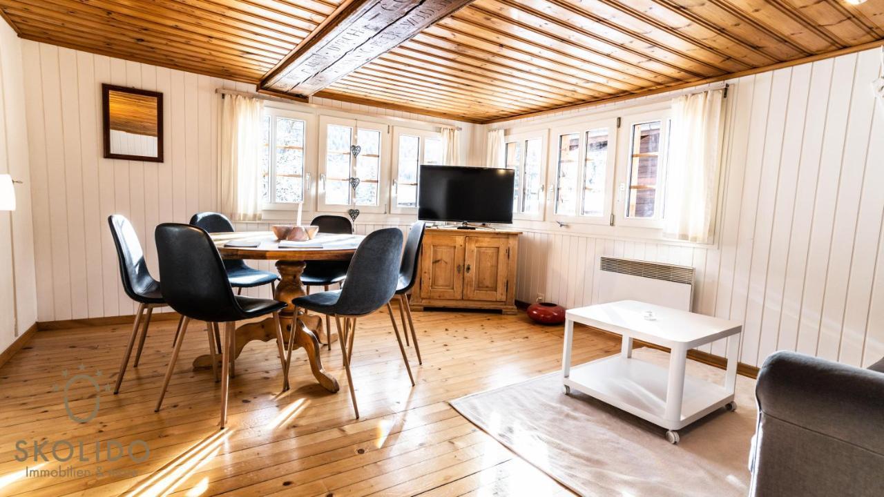 Heimeliges Walliserhaus Фиш Экстерьер фото
